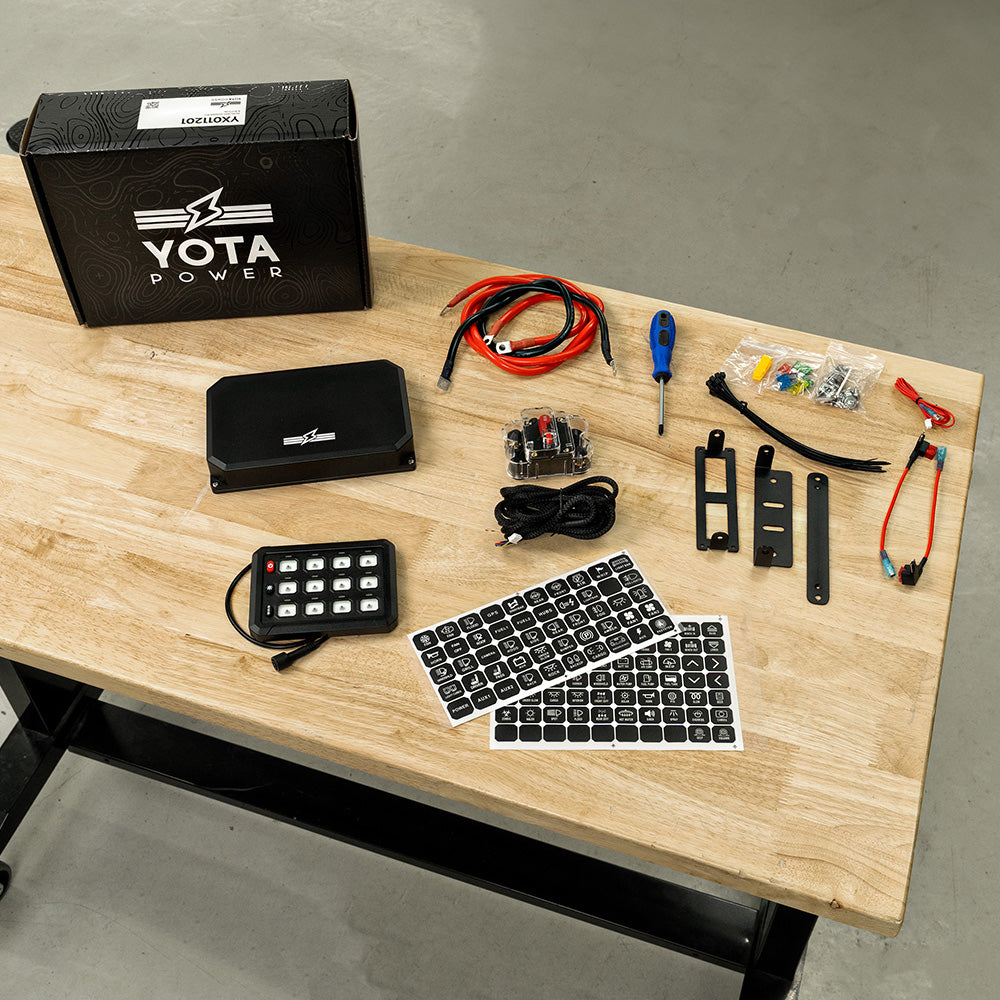 YP2 8 or 12 Button Auxiliary Power Kit + Bracket Tundra (2022+) & Sequoia (2023+) & Tacoma (2024+) & 4Runner (2025+)