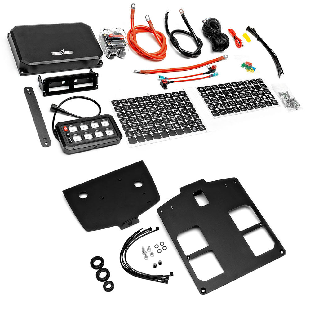 YP2 8 or 12 Button Auxiliary Power Kit + Bracket Non-Hybrid Tacoma (2024+) & 4Runner (2025+)