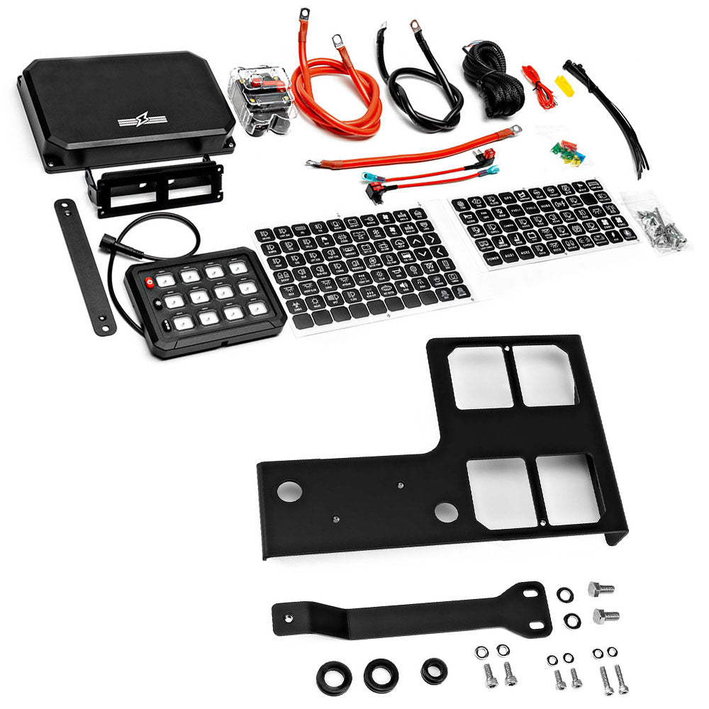 YP2 8 or 12 Button Auxiliary Power Kit + Bracket Tacoma (2016-2023)