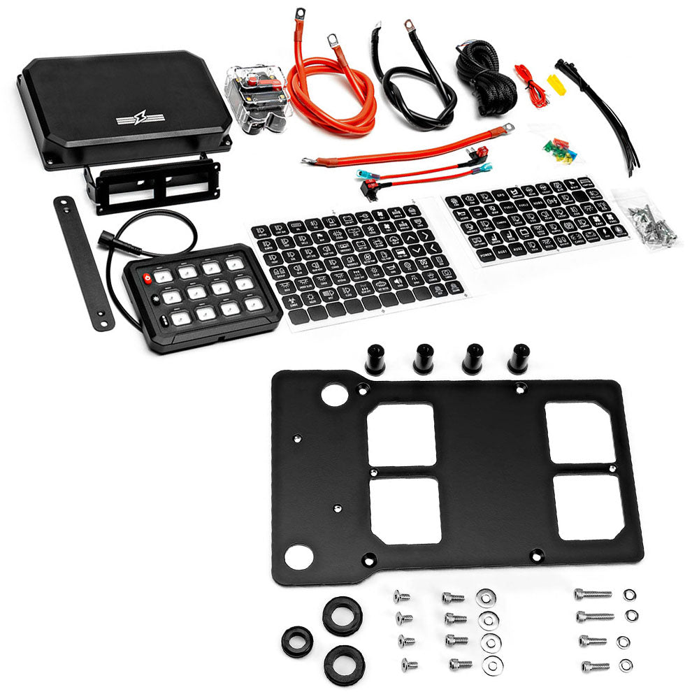 YP2 8 or 12 Button Auxiliary Power Kit + Bracket Tundra (2022+) & Sequoia (2023+) & Tacoma (2024+) & 4Runner (2025+)