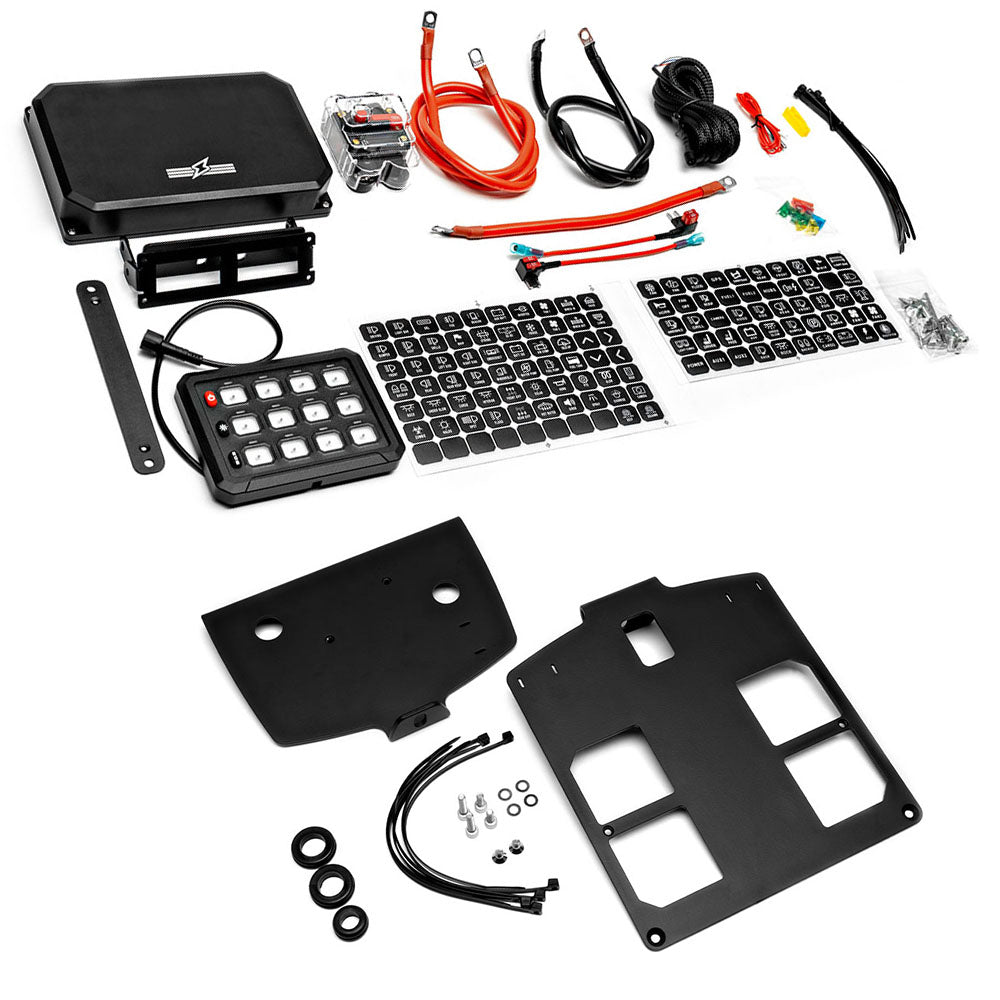 YP2 8 or 12 Button Auxiliary Power Kit + Bracket Non-Hybrid Tacoma (2024+) & 4Runner (2025+)