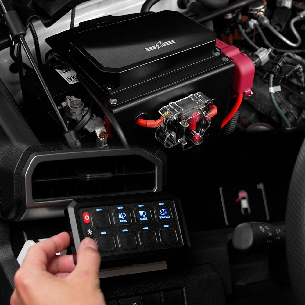 YP2 Auxiliary Power Kit + Vehicle Specific Bracket 4Runner & Tundra & Tacoma & Land Cruiser & Sequoia