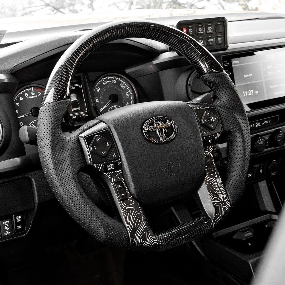 Carbon Fiber Heated Steering Wheel 4Runner (2014-2024) & Tacoma (2016-2023)
