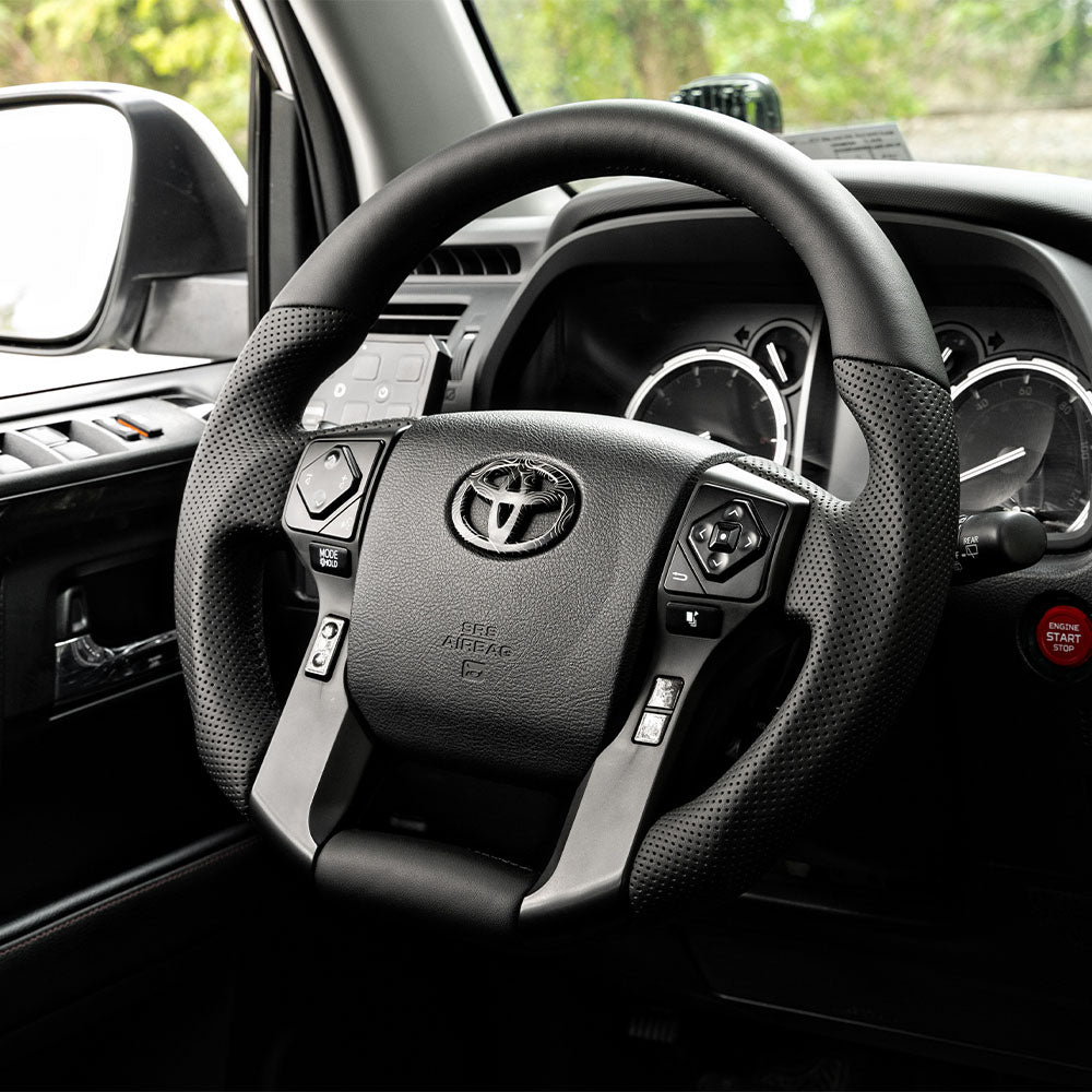 Leather Heated Steering Wheel 4Runner (2014-2024) & Tacoma (2016-2023)