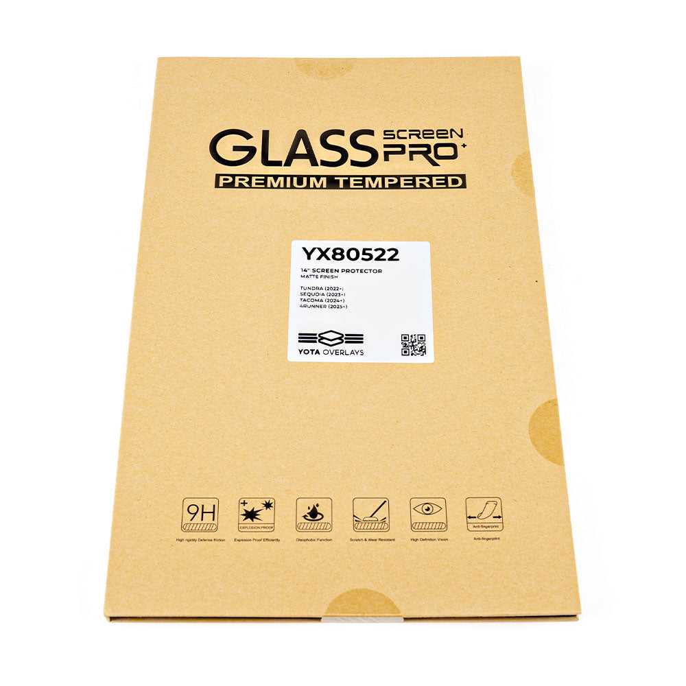 14" Screen Protector Tundra (2022+) & Sequoia (2023+) & Tacoma (2024+) & 4Runner (2025+)