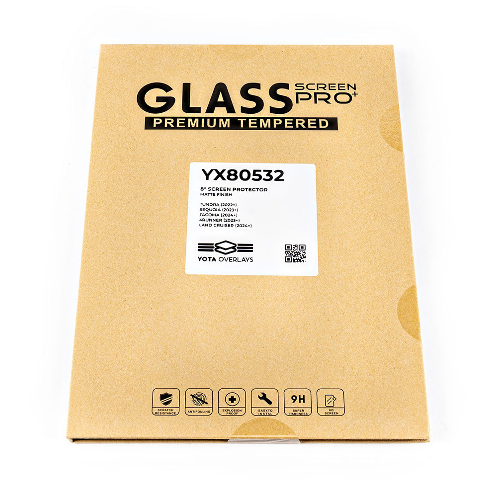 8" Screen Protector Tundra (2022+) & Sequoia (2023+) & Tacoma (2024+) & 4Runner (2025+)