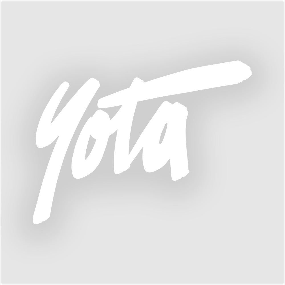 Yota Script Sticker