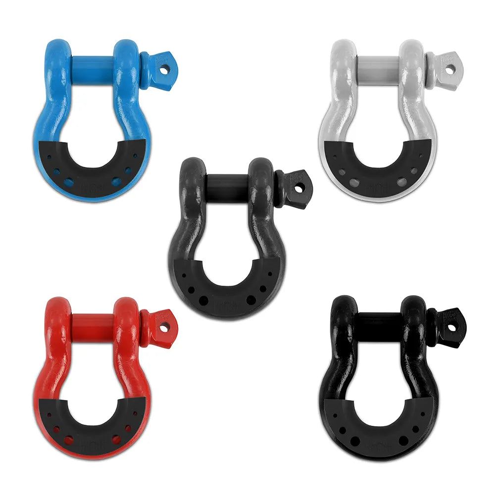 3/4 Steel D-Ring Shackle Set