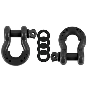 3/4 Steel D-Ring Shackle Set