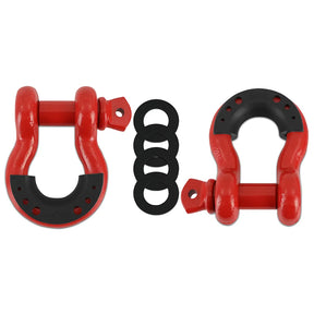 3/4 Steel D-Ring Shackle Set