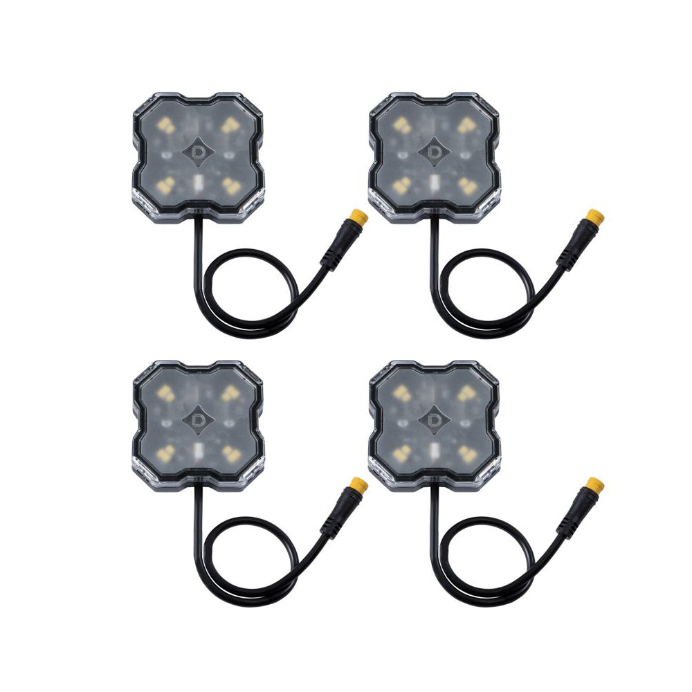 Stage Series LED Rock Light Kit Single-color & RGBW (4-Pack)