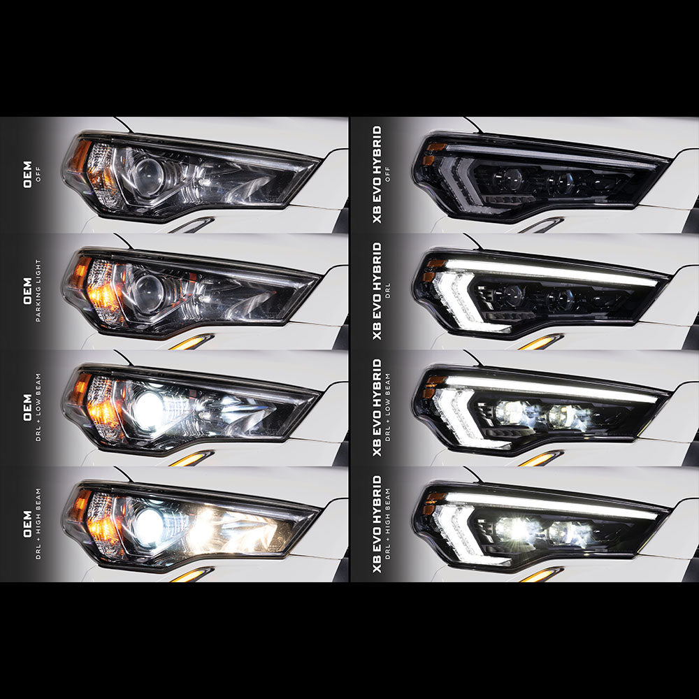 XB Evo Hybrid LED Headlights 4Runner (2014-2024)