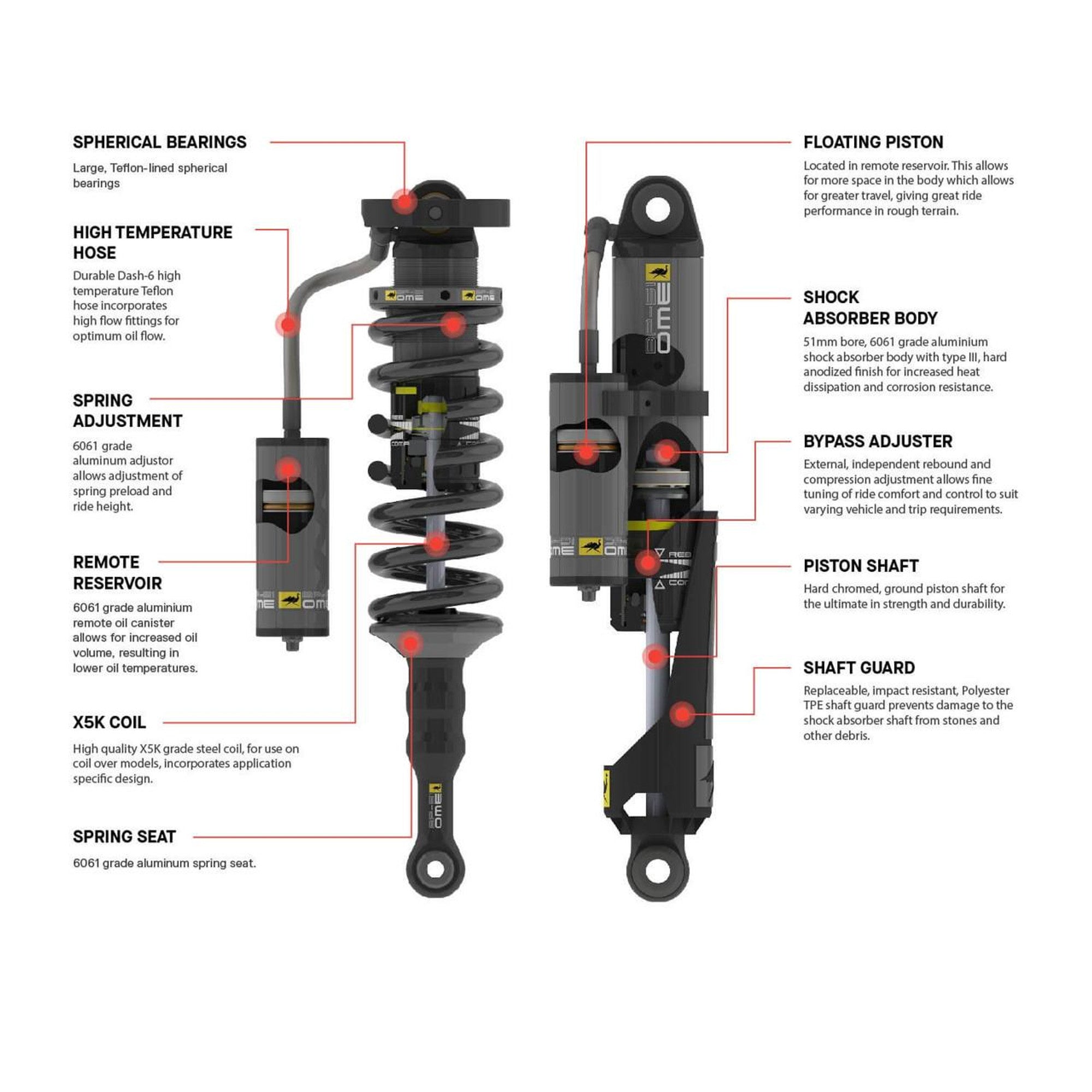 2" BP-51 Lift Kit with Leaf Spring Tacoma (2016-2023)