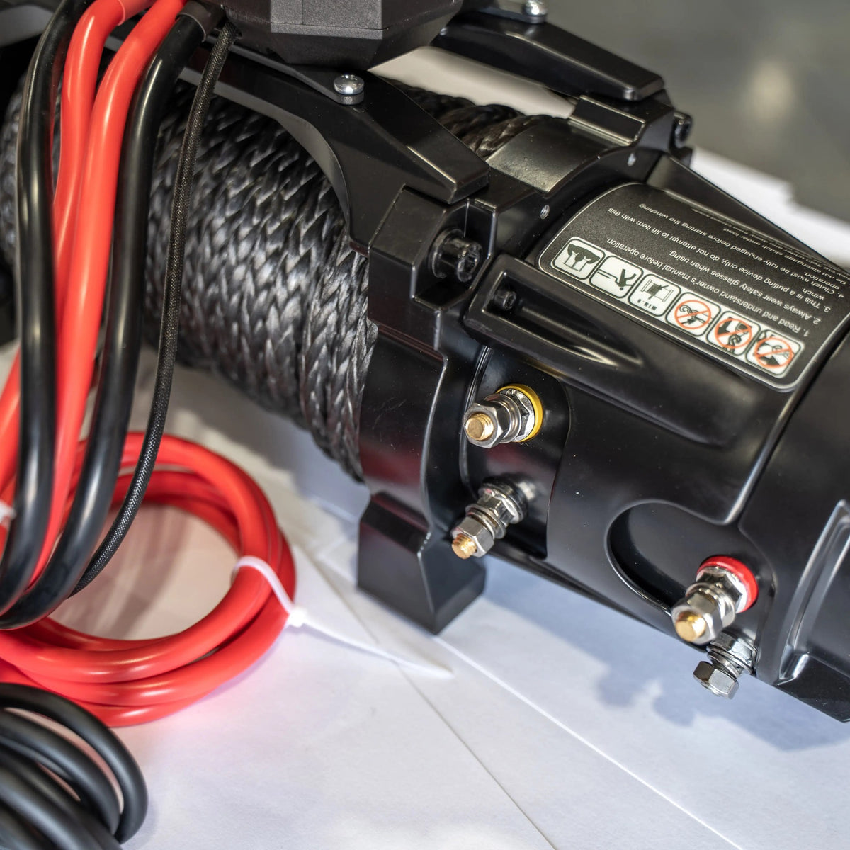 Backwoods Adventure Mods 12,000 lb winch with synthetic line