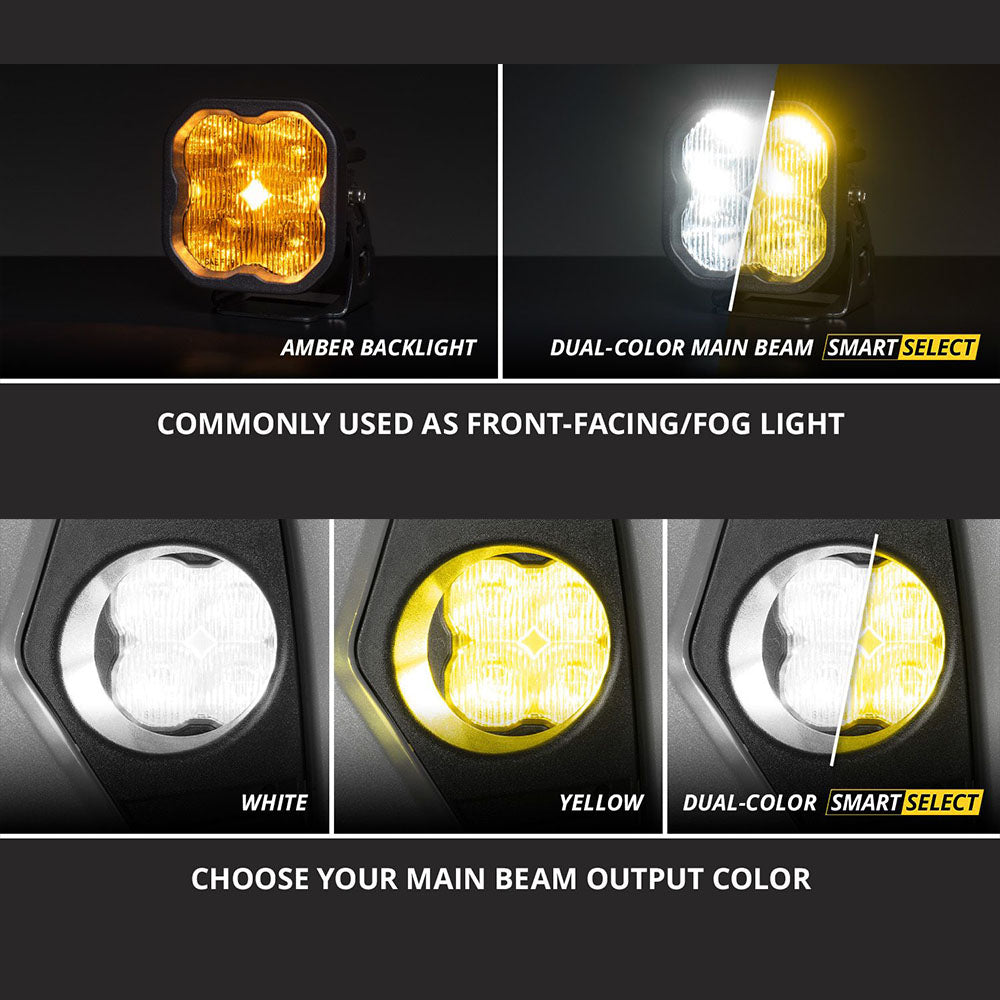 SS3 Dual-Color LED Fog Light Kit 4Runner (2014-2024) & Tacoma (2016-2023) & Tundra (2014-2021)