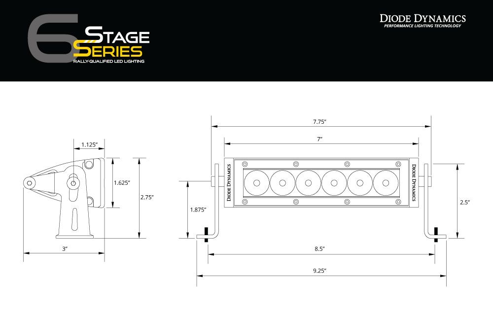 Stage Series 6" Light Bar