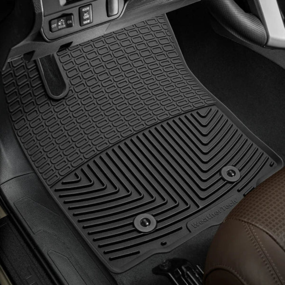 All-Weather Black 1st Row Floor Mats Tacoma (2016-2023)