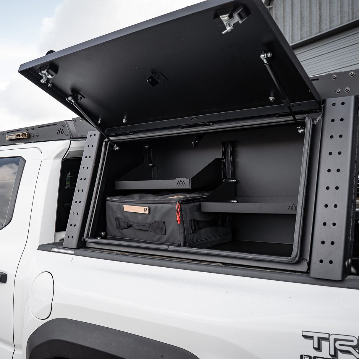 Aluminum Bed Rack Storage Box Tacoma (2016+)