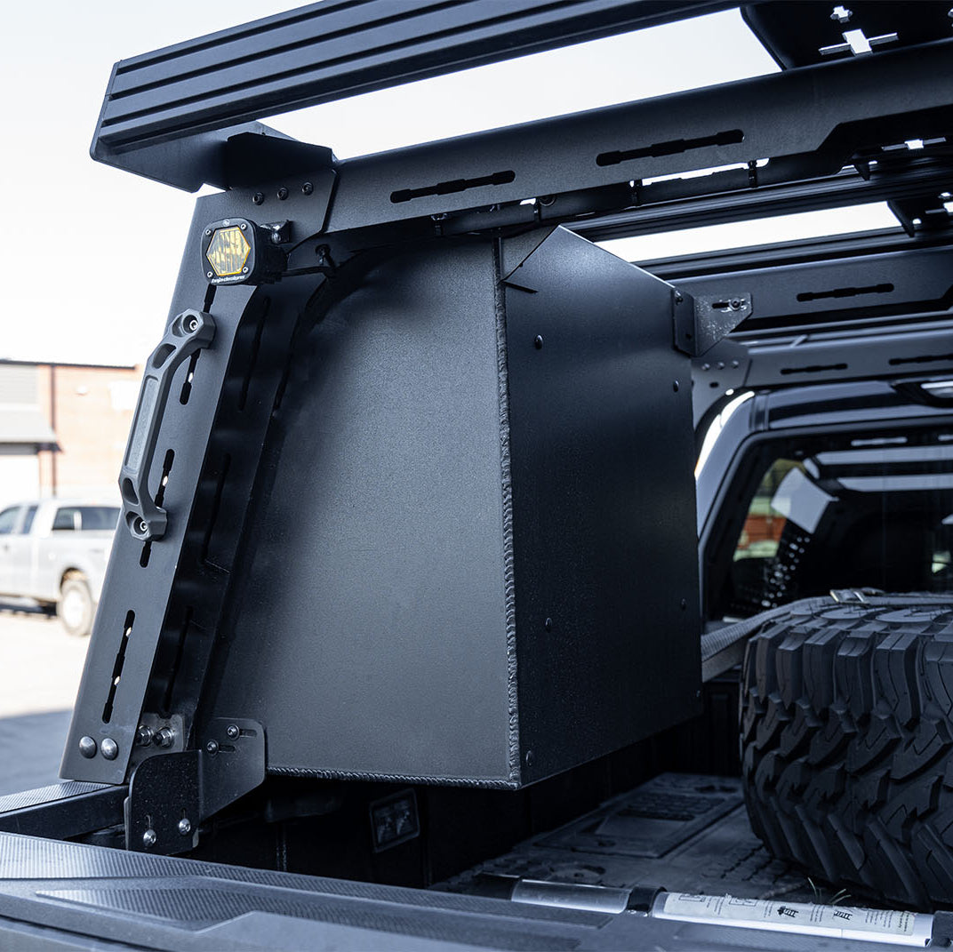 Aluminum Bed Rack Storage Box Tundra 2022-2025