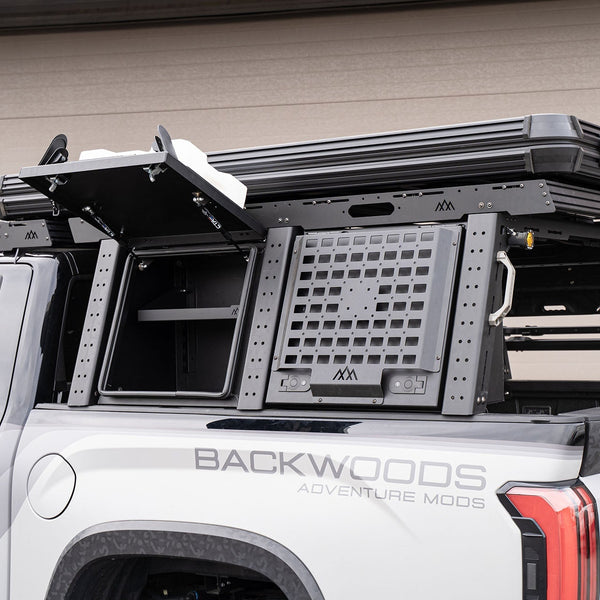 Aluminum Bed Rack Storage Box Tundra 2022-2025