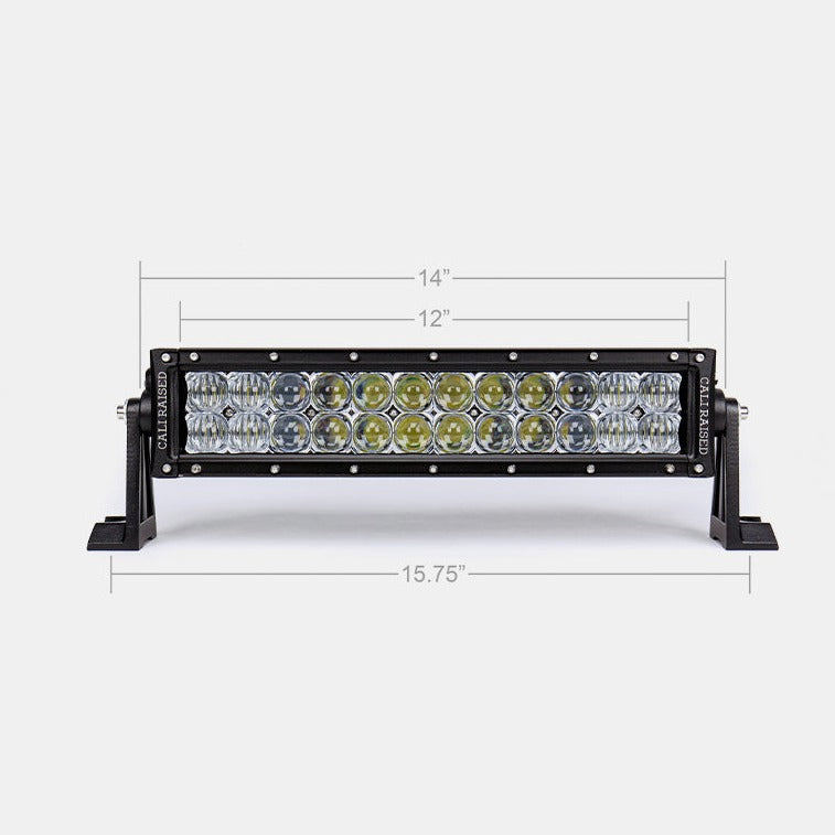 14" Dual Row 5D Optic OSRAM LED Bar