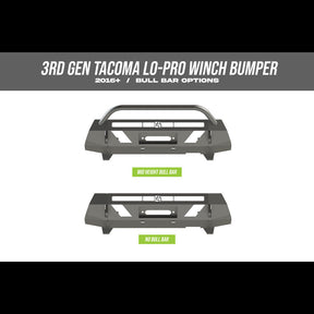 Front Lo-Pro Winch Bumper Tacoma (2016-2023)