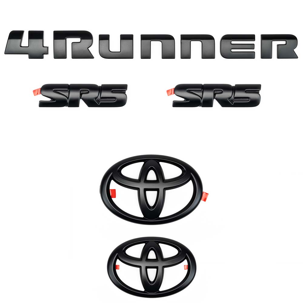 OEM Blackout Emblem Overlay Kit 4Runner (2014-2024)