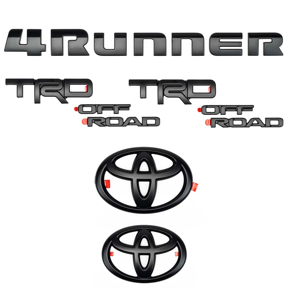 OEM Blackout Emblem Overlay Kit 4Runner (2014-2024)