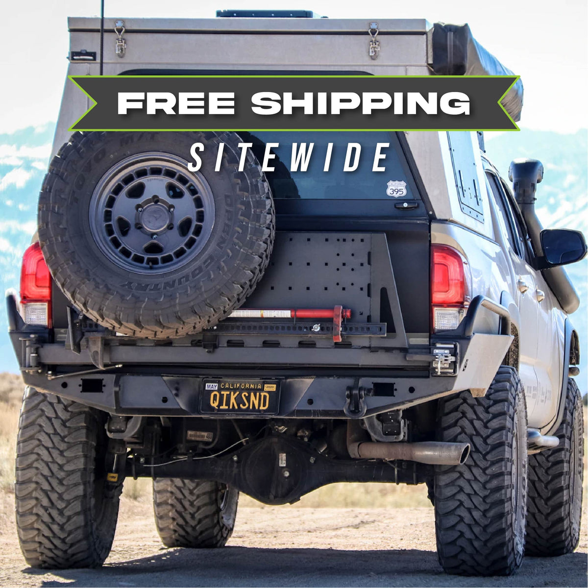 Overland Series High Clearance  Rear Bumper Tacoma (2016-2023)